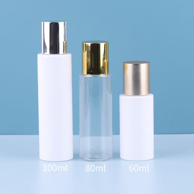 quality Botella cosmética de 100 ml de plástico de 80 ml en recipiente blanco para aceite cosmético factory